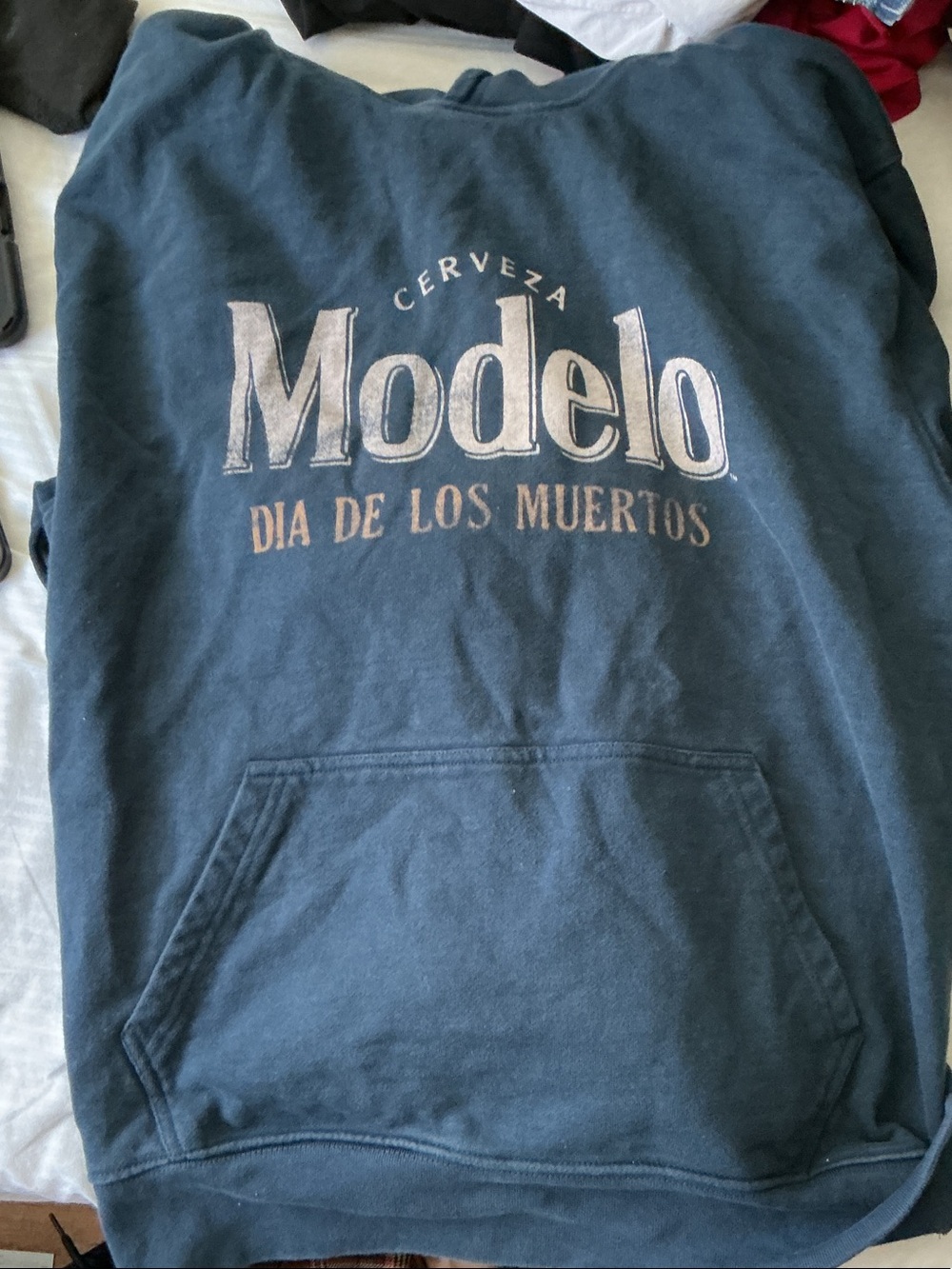 ModelCo Navy 'Modelo Dia de los Muertos' Crewneck Sweatshirt